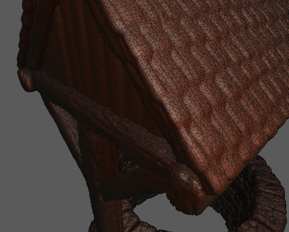 Well 3D Print wooden water 3D print model_6