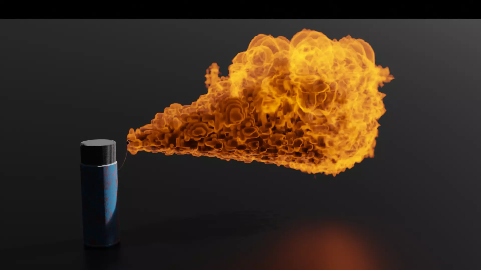 Flamethrower Deodarant Free low-poly 3D model_0