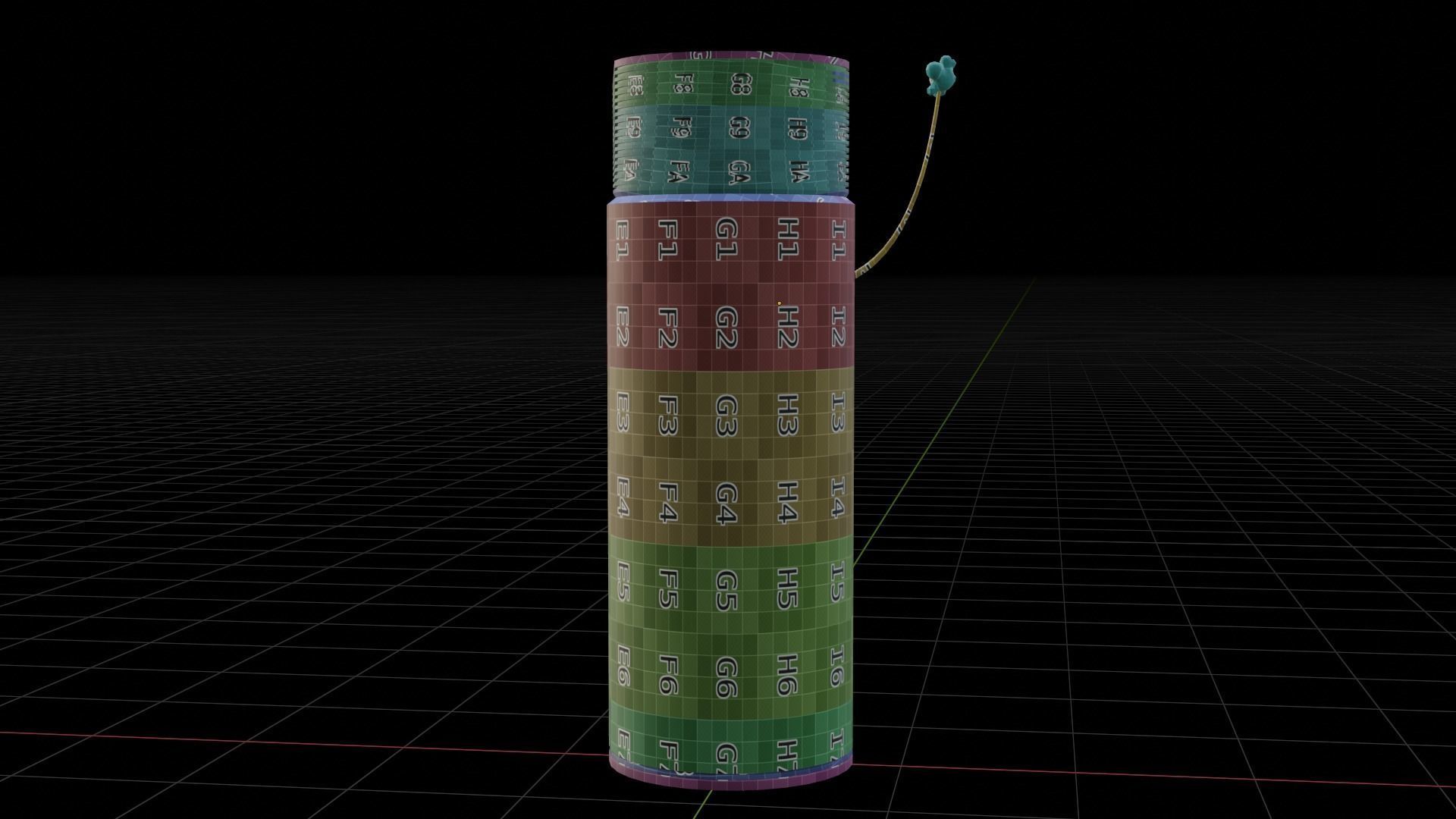 Flamethrower Deodarant Free low-poly 3D model_3