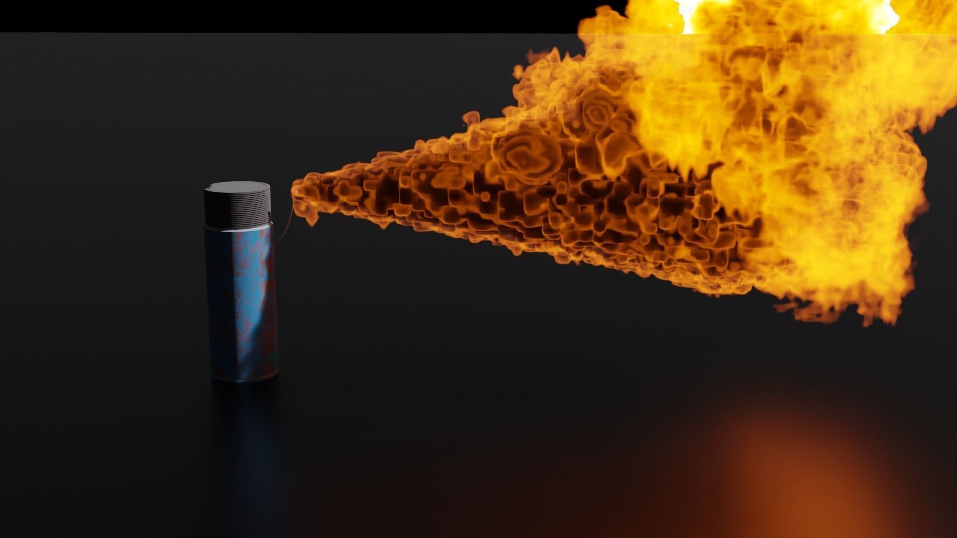 Flamethrower Deodarant Free low-poly 3D model_7