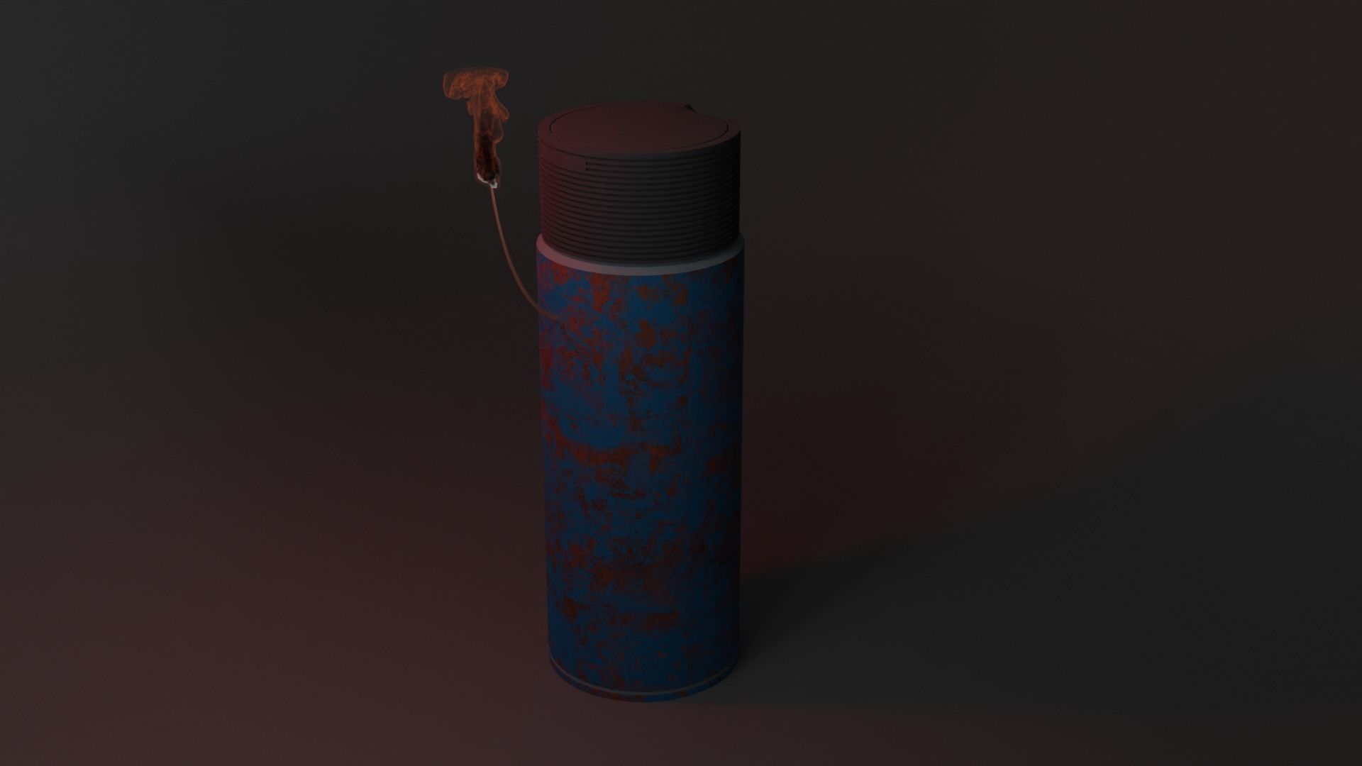 Flamethrower Deodarant Free low-poly 3D model_2