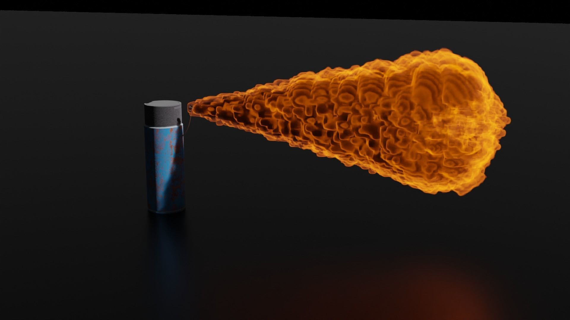 Flamethrower Deodarant Free low-poly 3D model_6