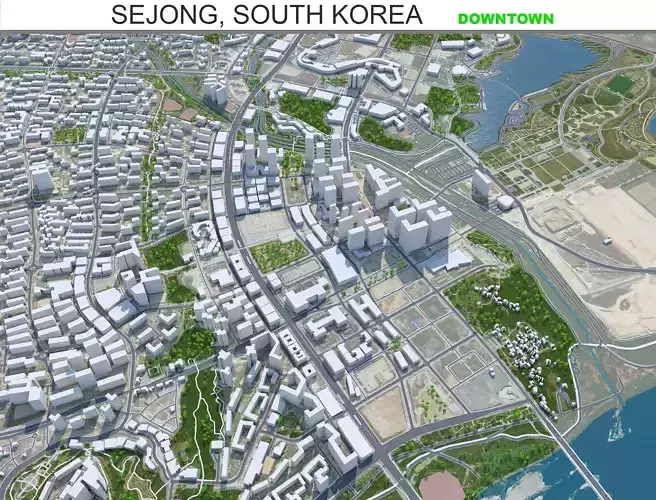 Sejong Downtown South Korea