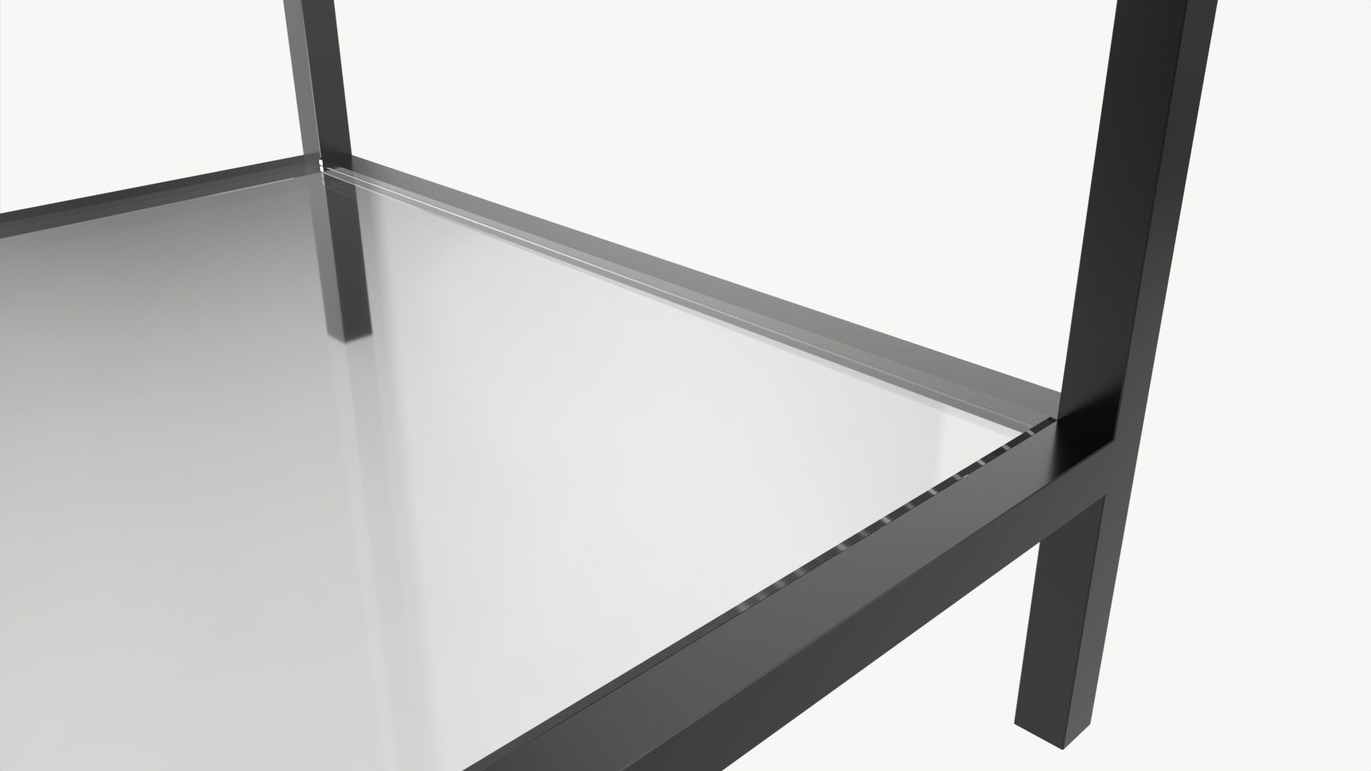 Shelf Seaford glass square 3D model_3