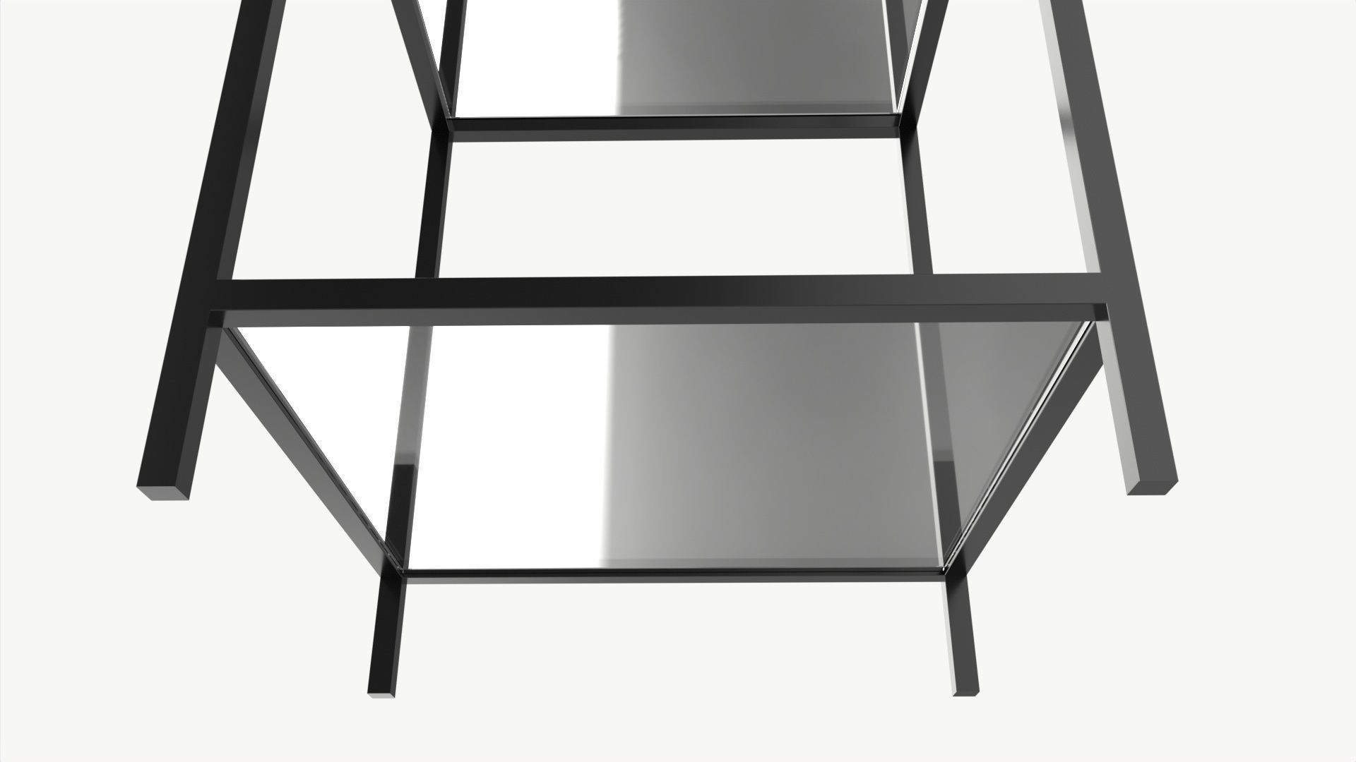 Shelf Seaford glass square 3D model_2