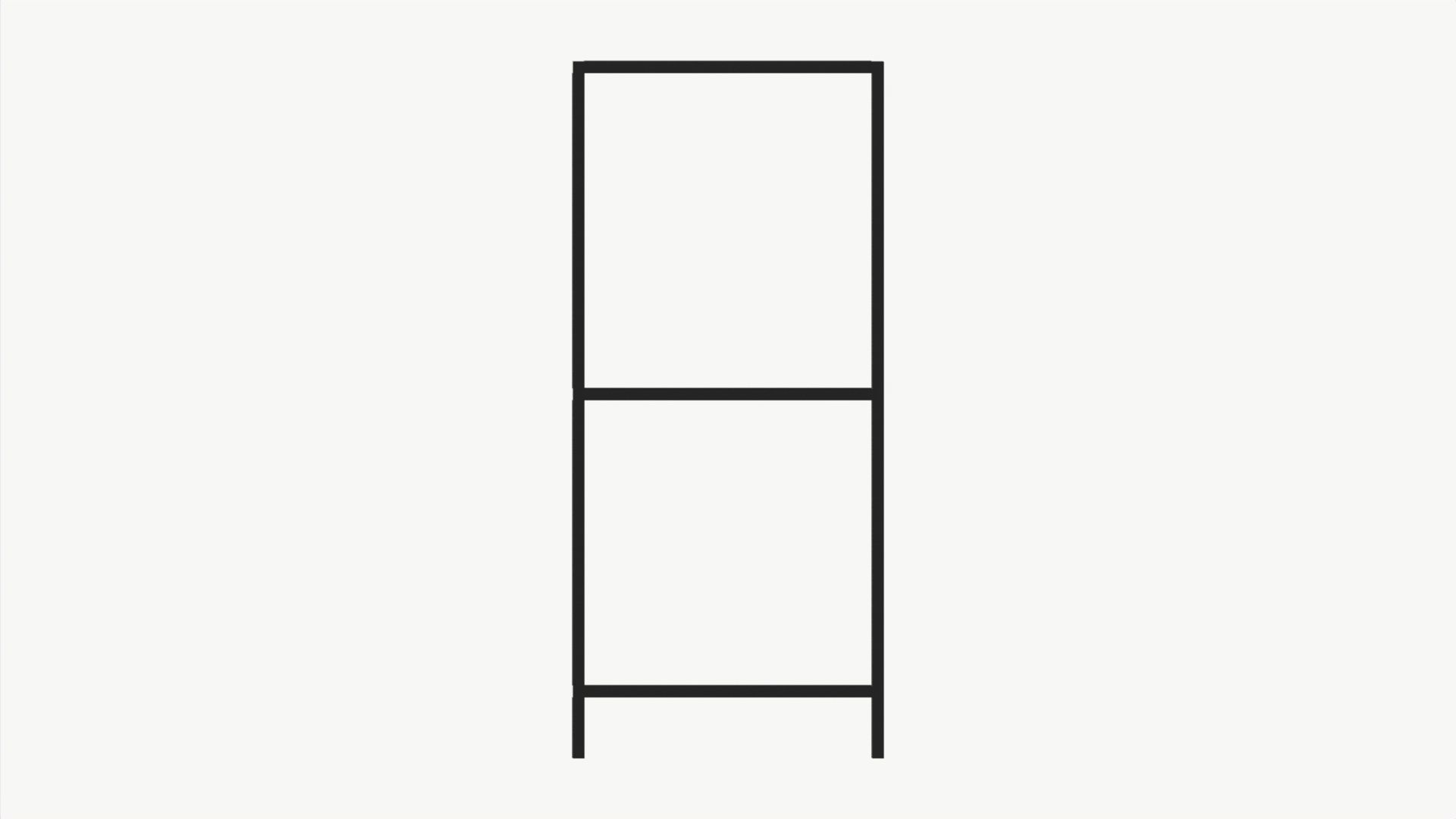 Shelf Seaford glass square 3D model_4