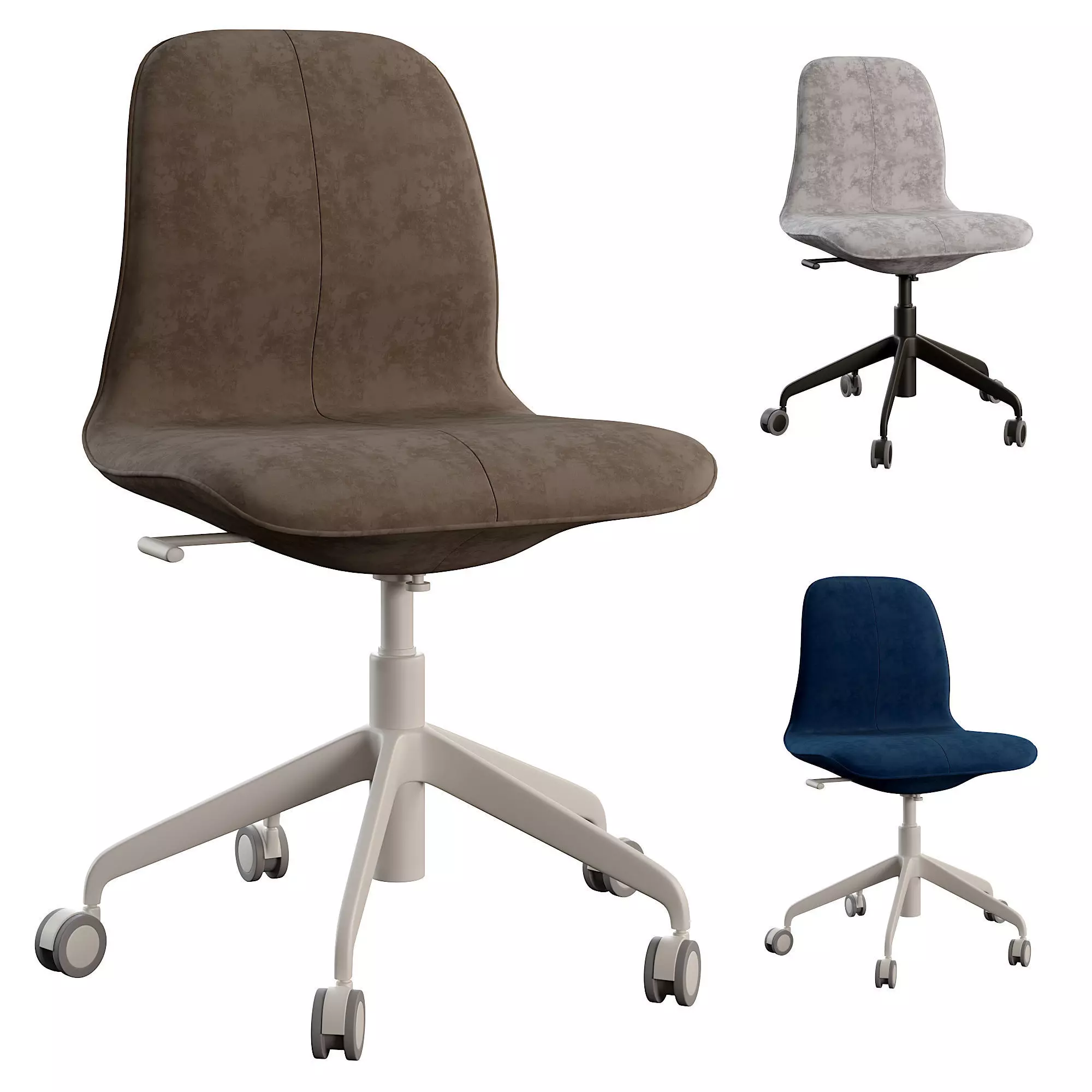 Office chair IKEA Langfjall 3D model_0