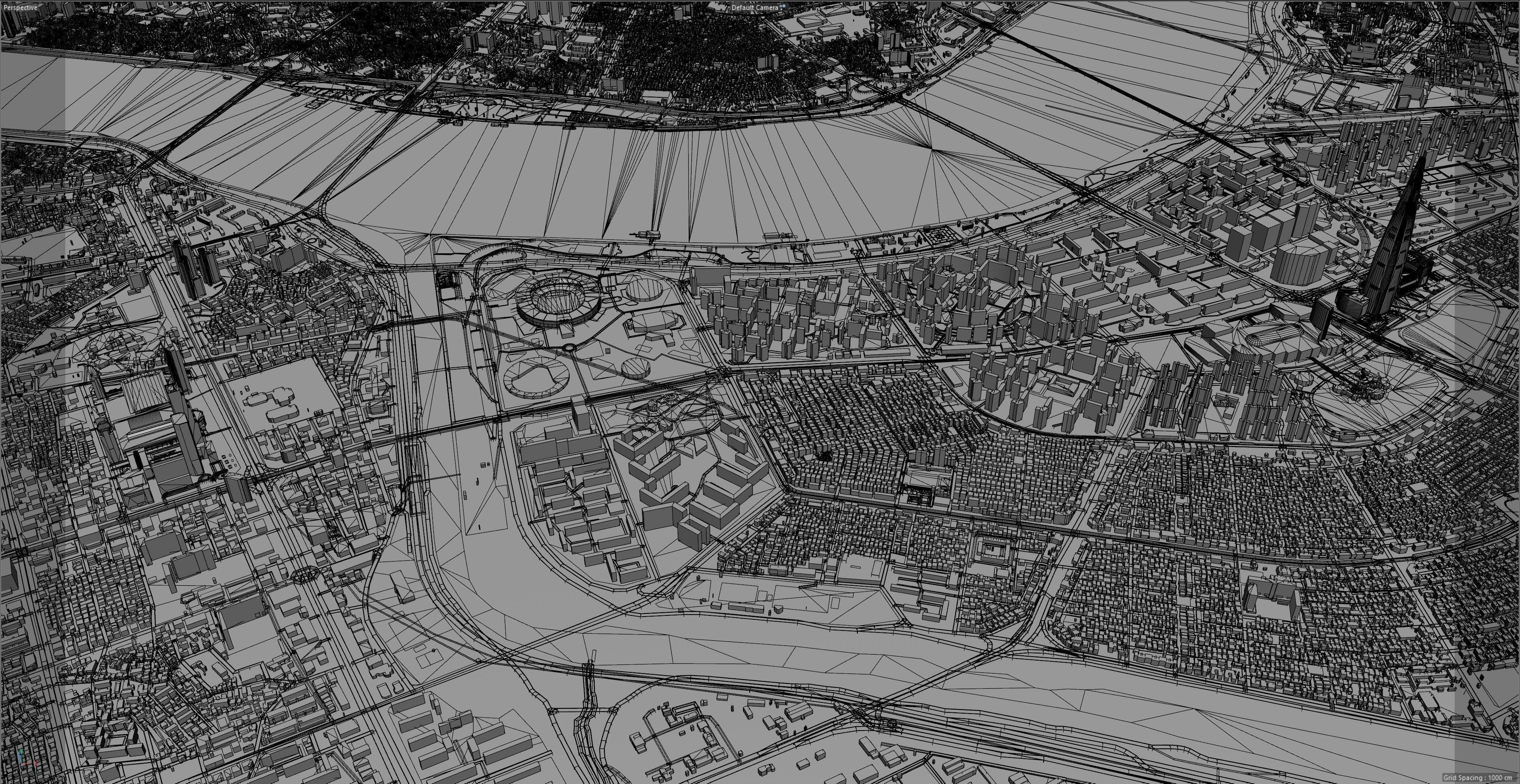 Gangnam District Seoul South Korea Low-poly 3D model_8