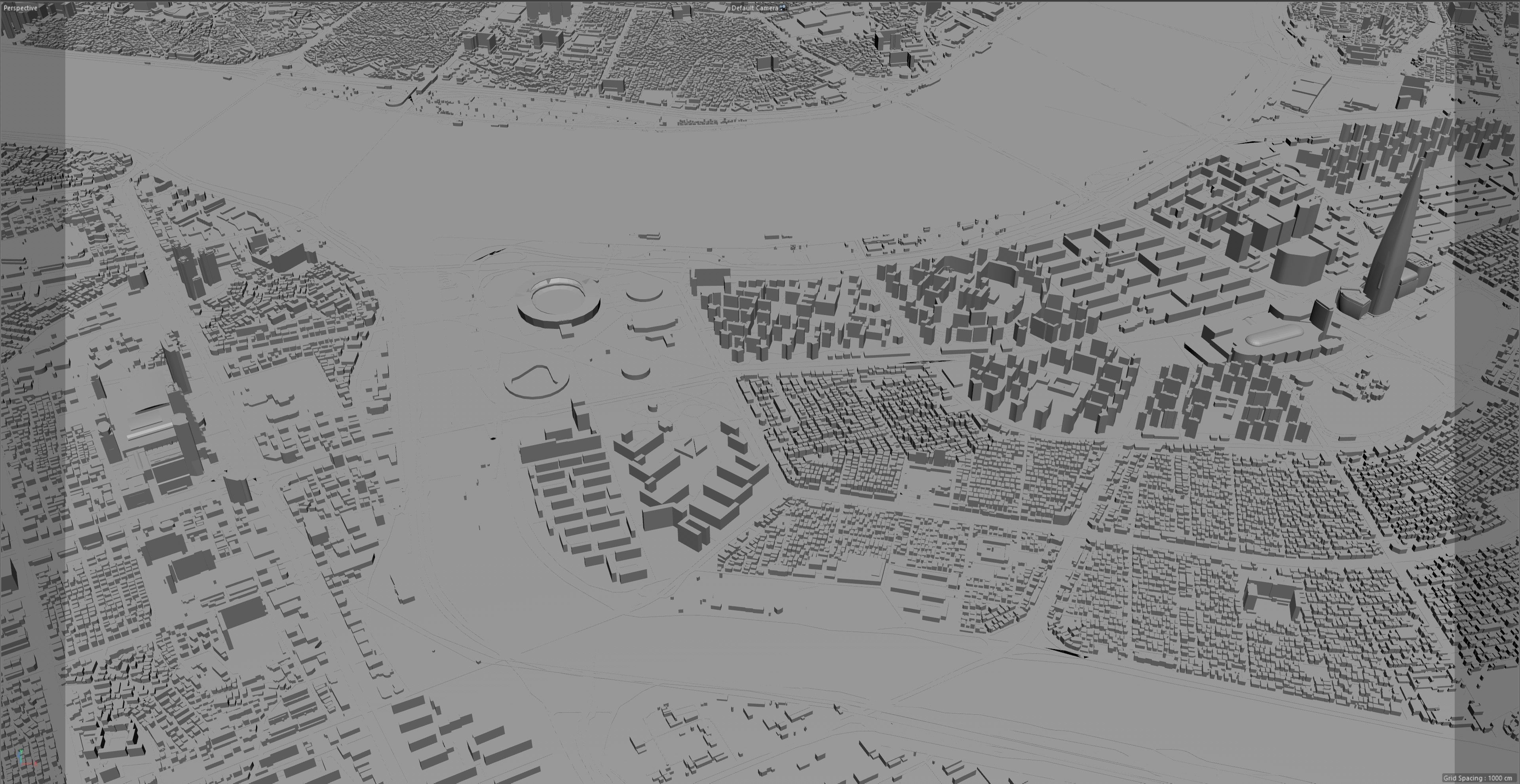 Gangnam District Seoul South Korea Low-poly 3D model_9