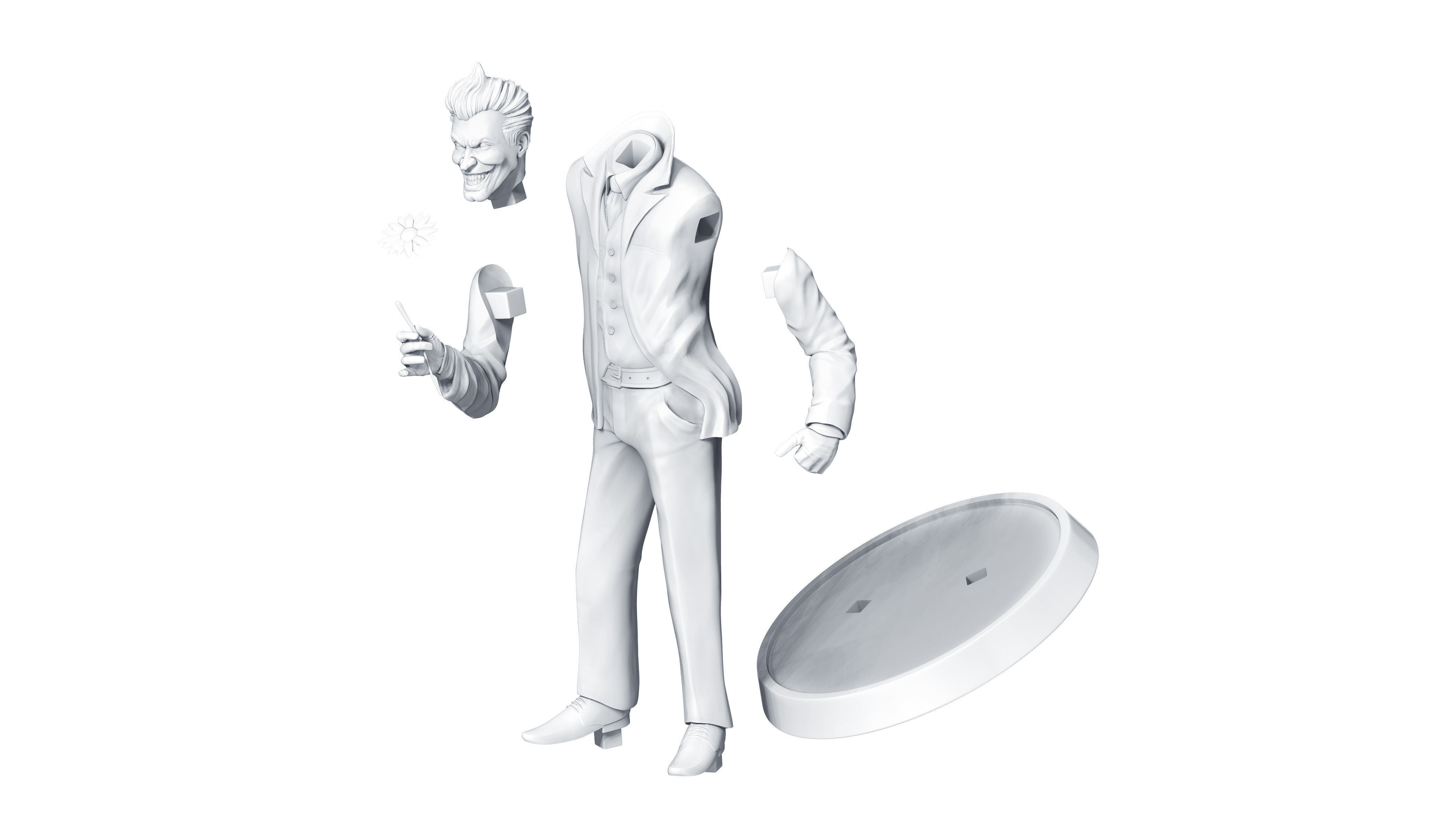 Joker Batman 3D print Model 3D print model_6