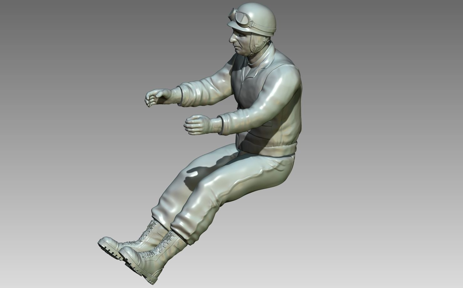 Fangio Racer 3D print model_3