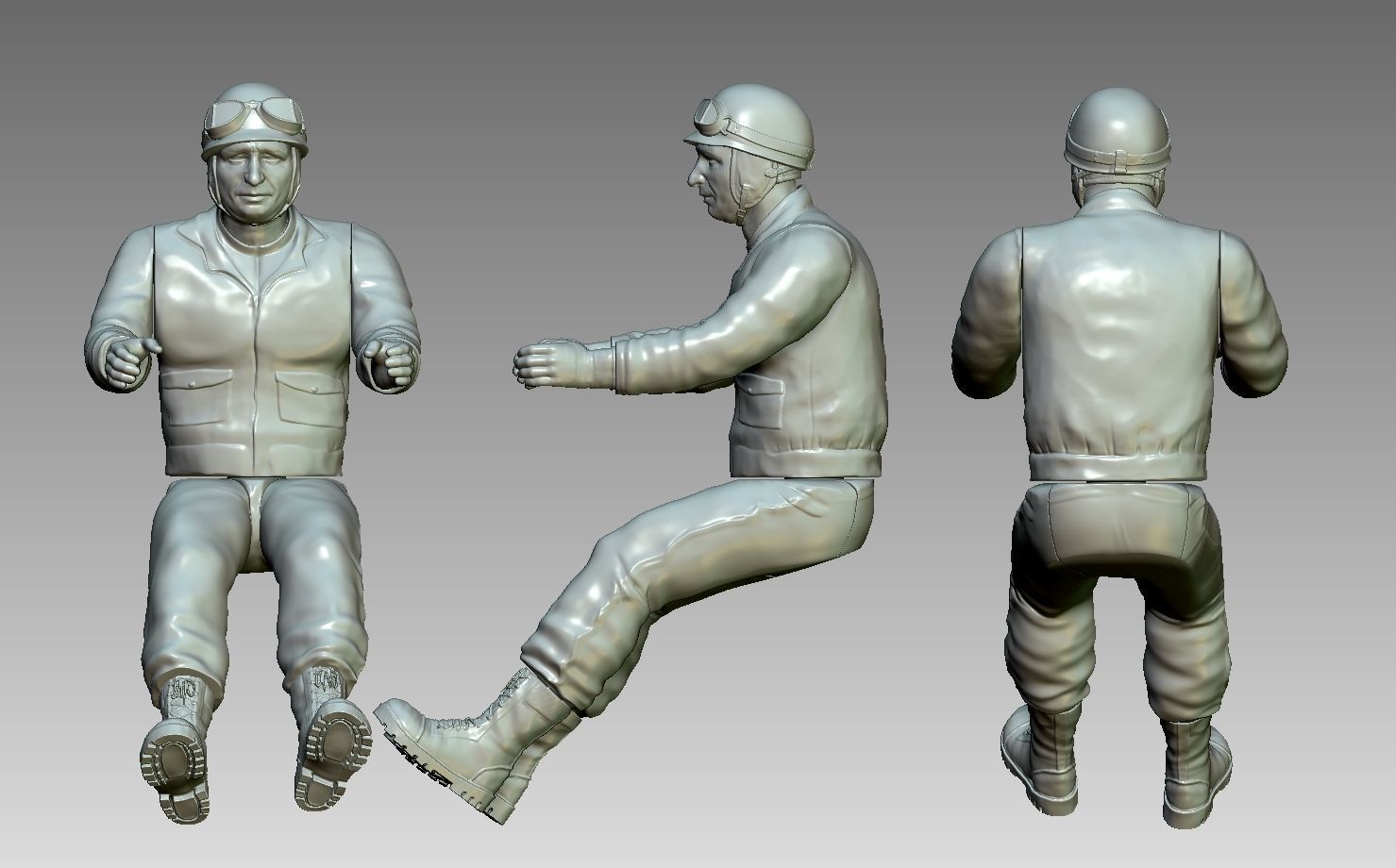 Fangio Racer 3D print model_1