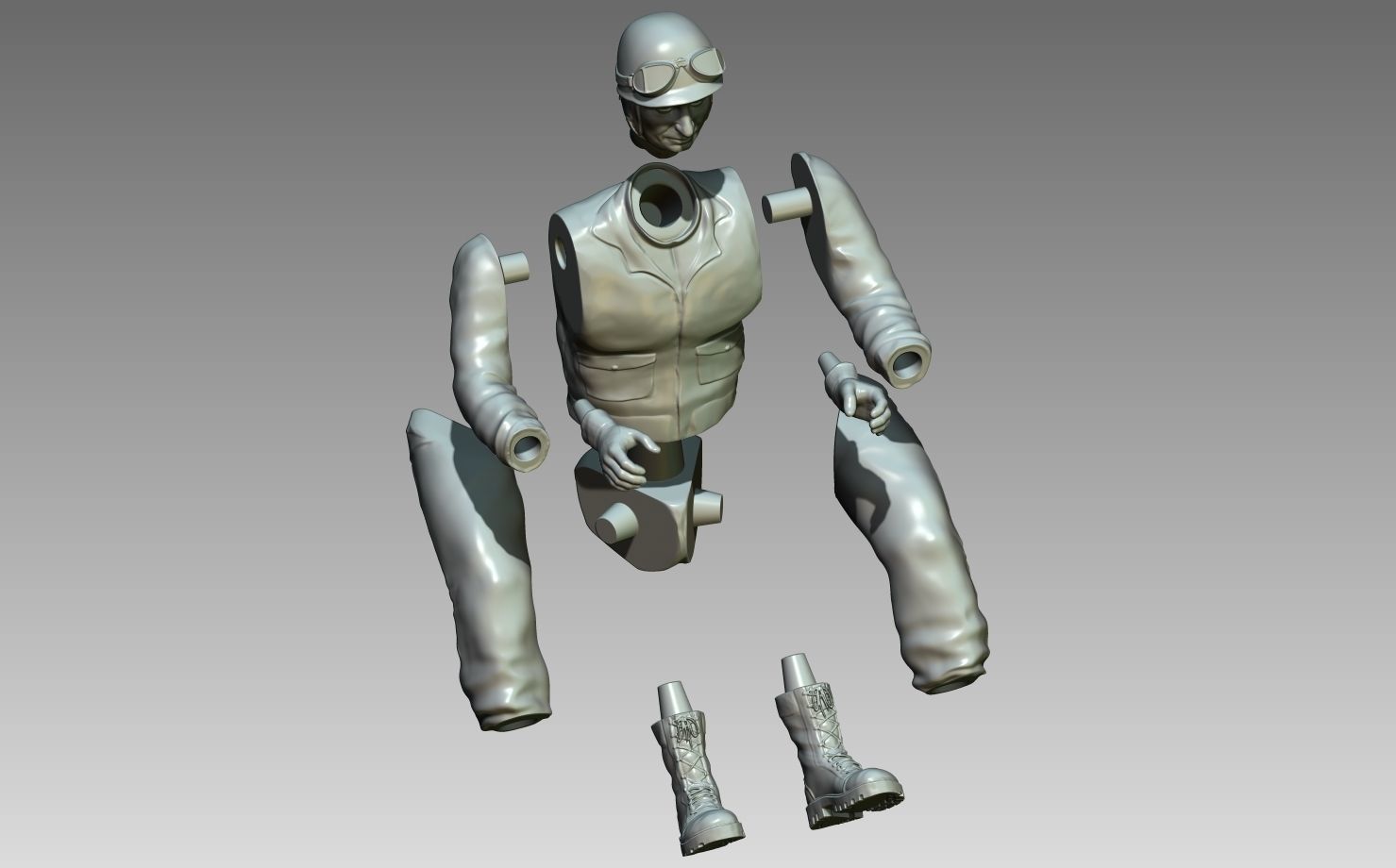 Fangio Racer 3D print model_4