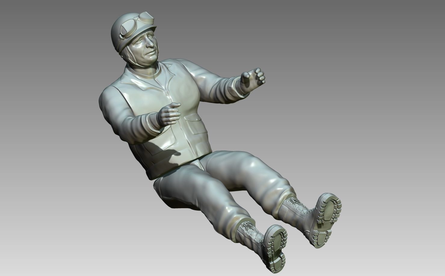 Fangio Racer 3D print model_2