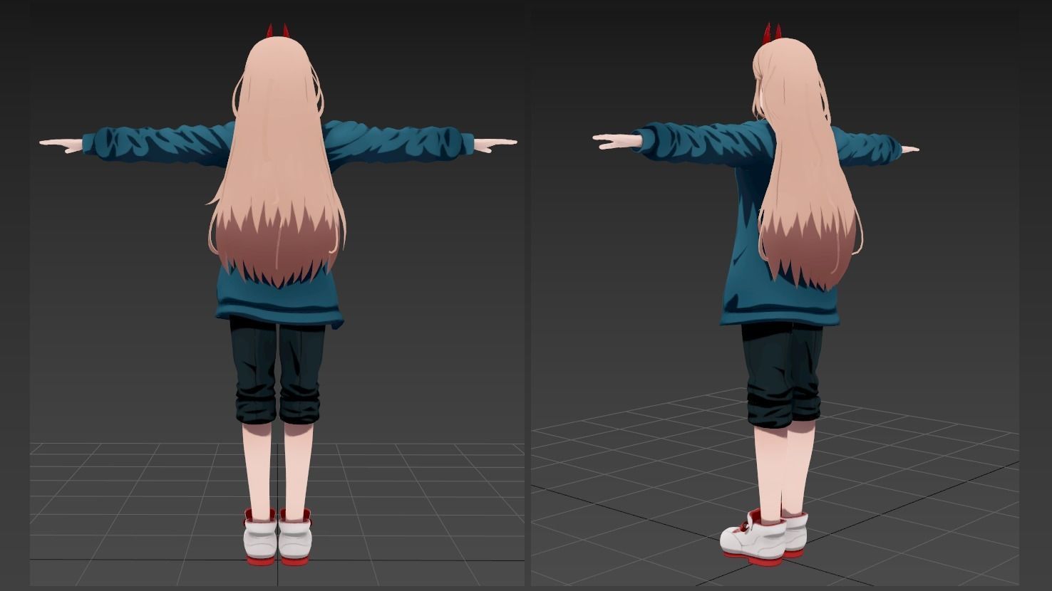 Power Chainsaw Man Avatar 3D model_2