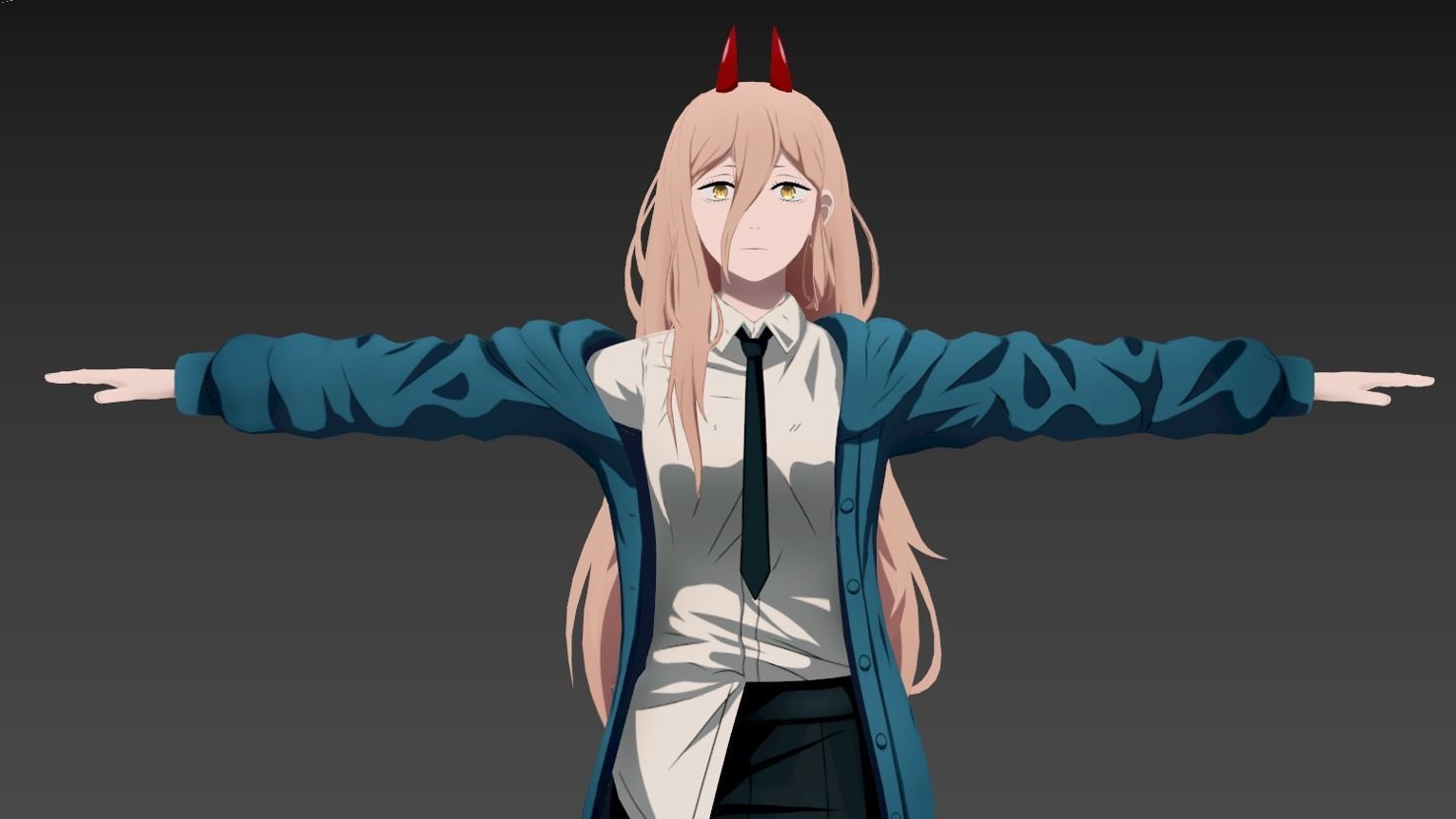 Power Chainsaw Man Avatar 3D model_6