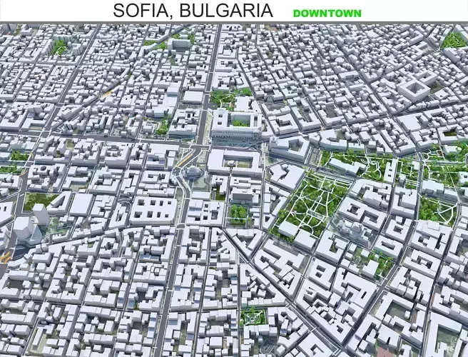 Sofia Downtown Bulgaria