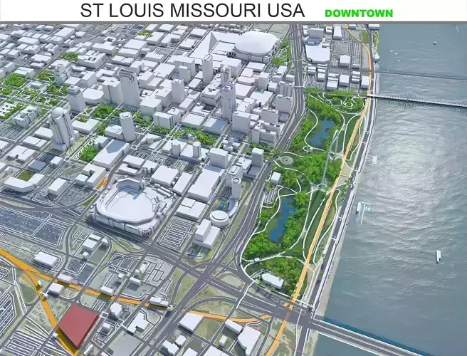 Saint Louis Downtown Missouri USA