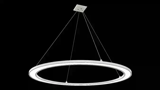 Ring led  light ceiling mount 3D model