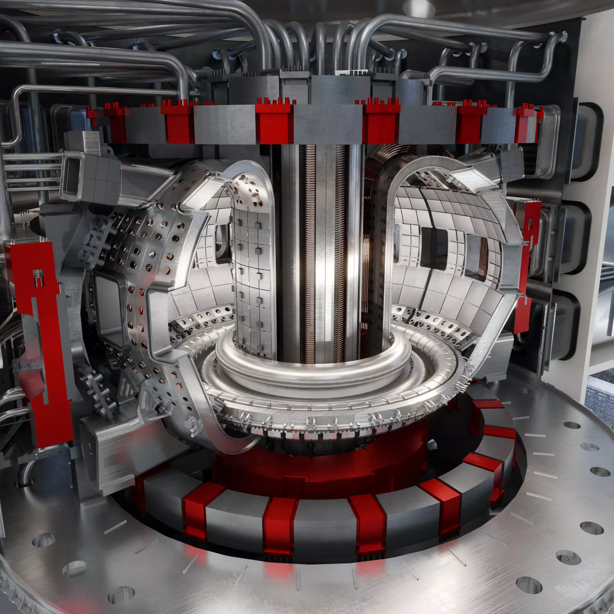 ITER thermonuclear reactor 3D model