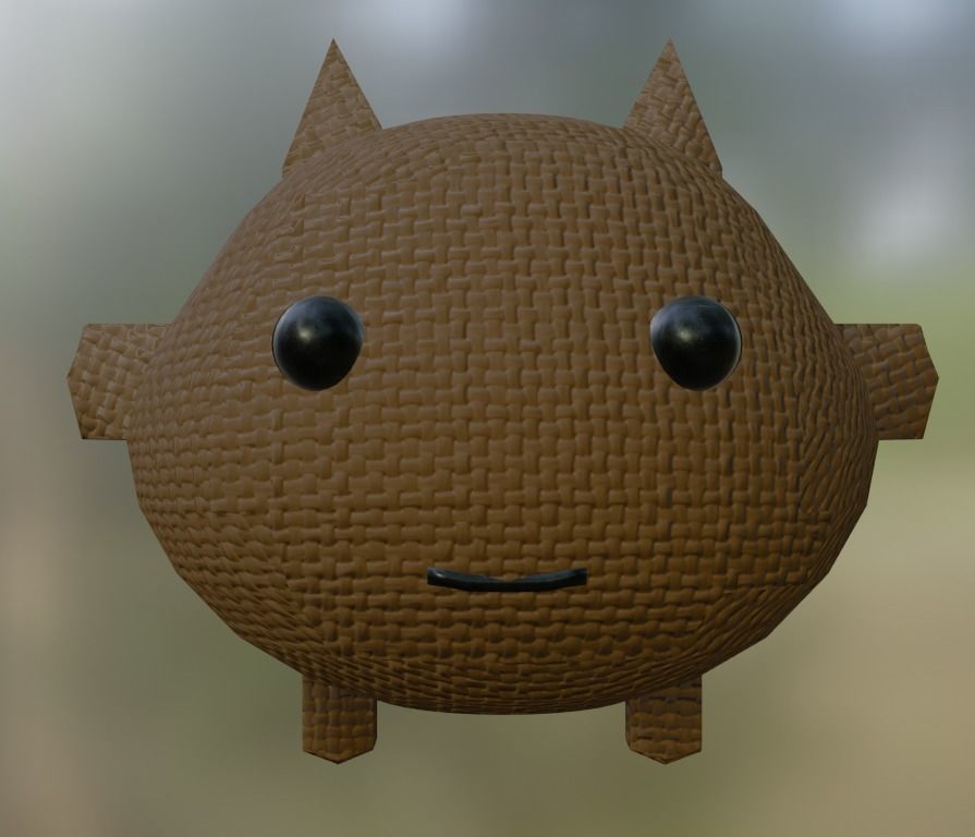 ReyCat VrChat 3D Avatar Low-poly 3D model_4