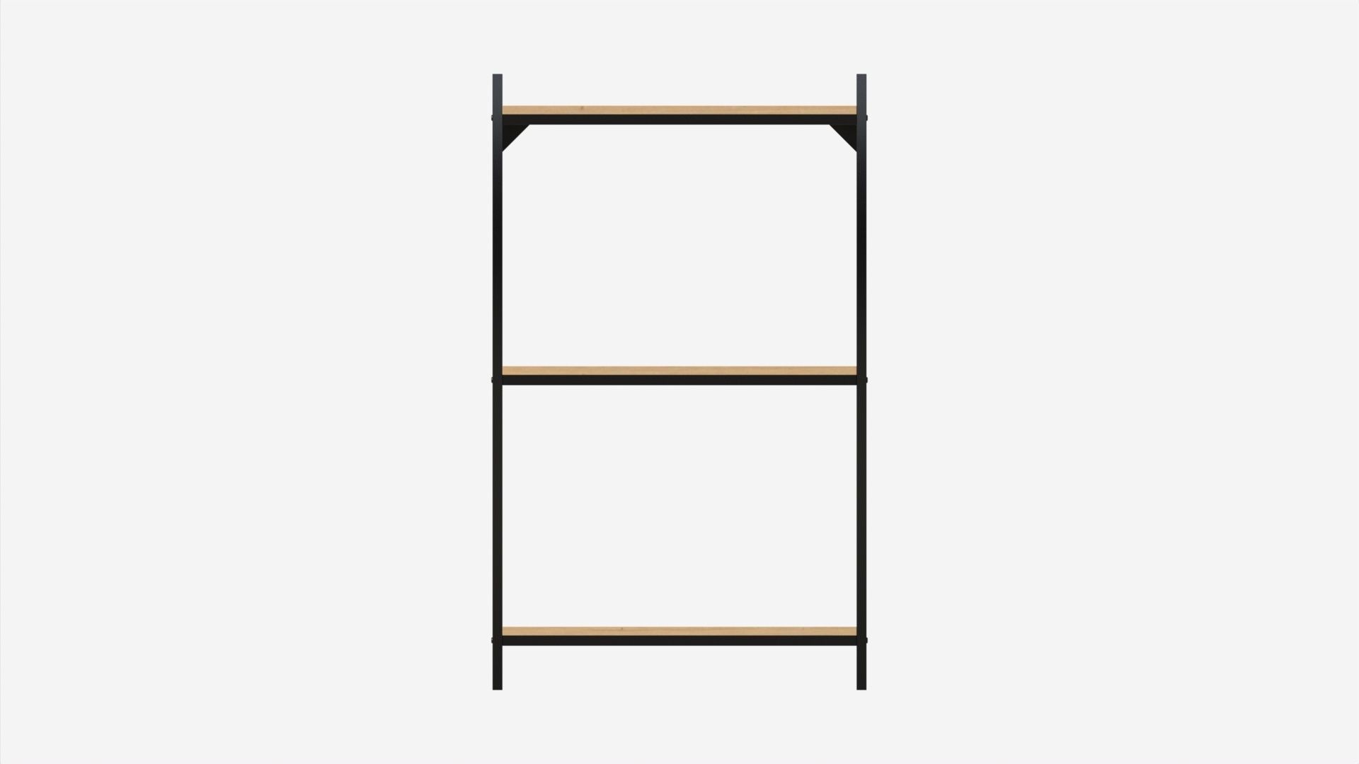 Shelf Study 01 3D model_4