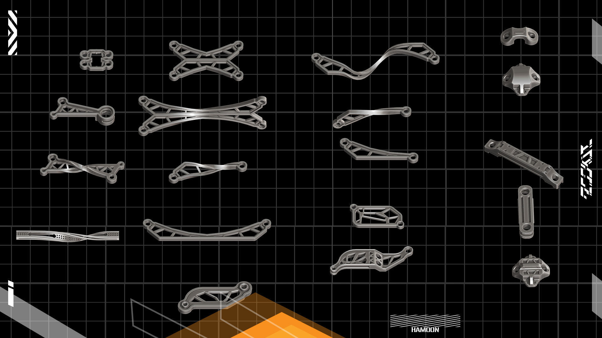 Hard Surface KITBASH190 DETAILS 3D model_2