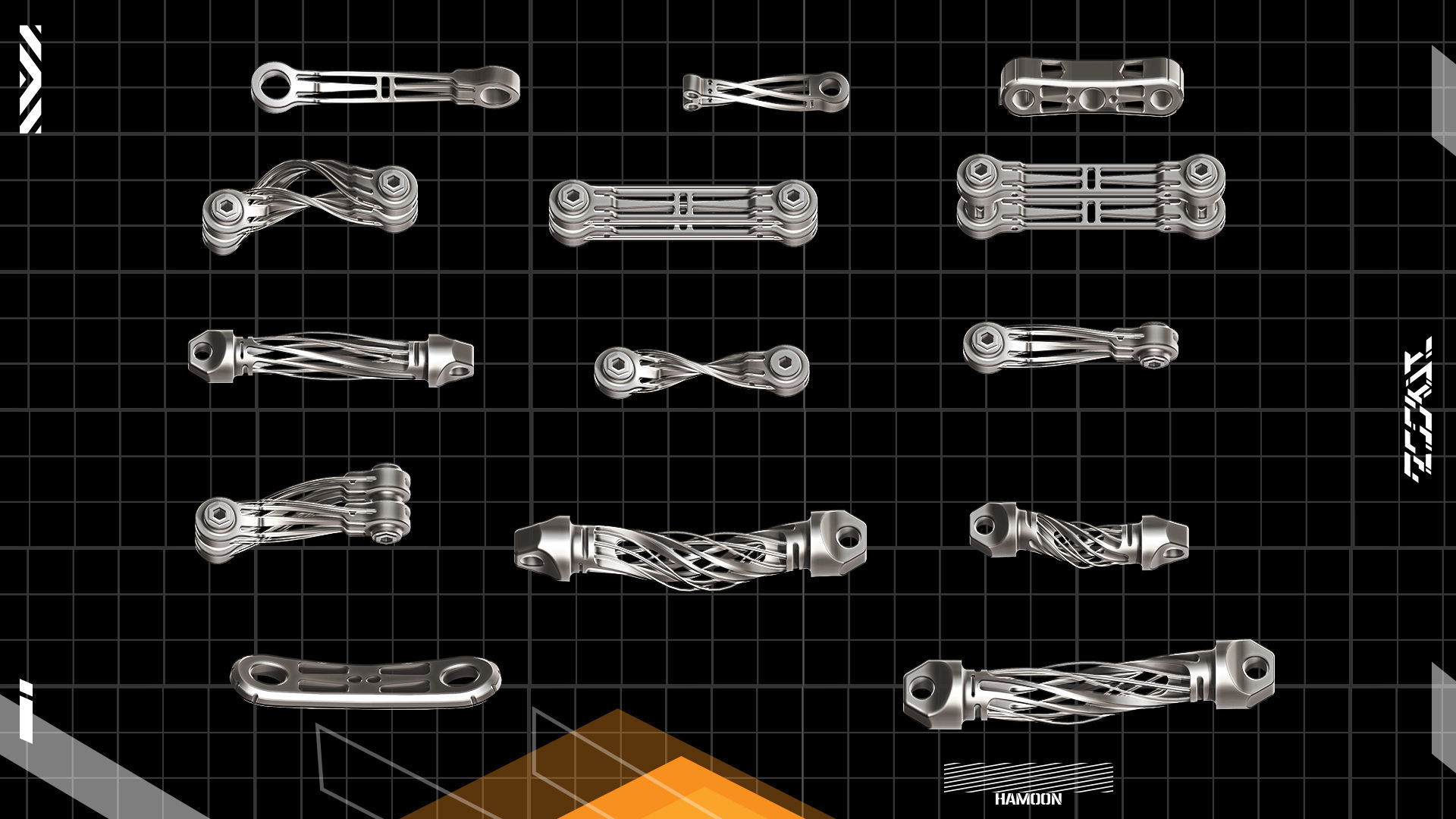 Hard Surface KITBASH190 DETAILS 3D model_8