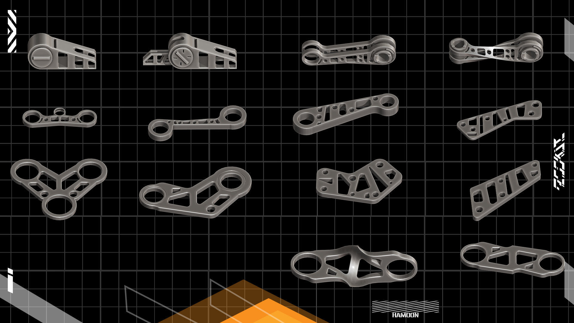 Hard Surface KITBASH190 DETAILS 3D model_6