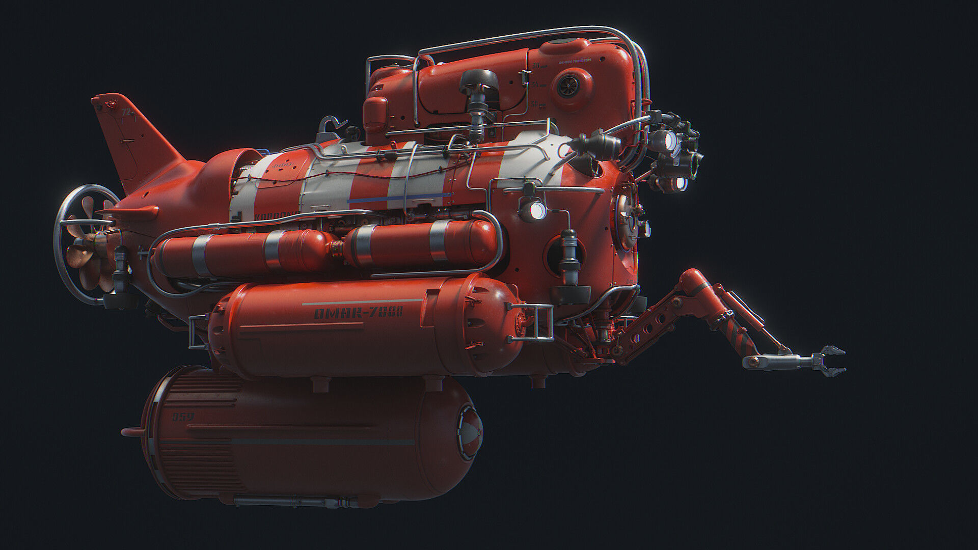 OMAR 7000 aka Lobster 3D model_1