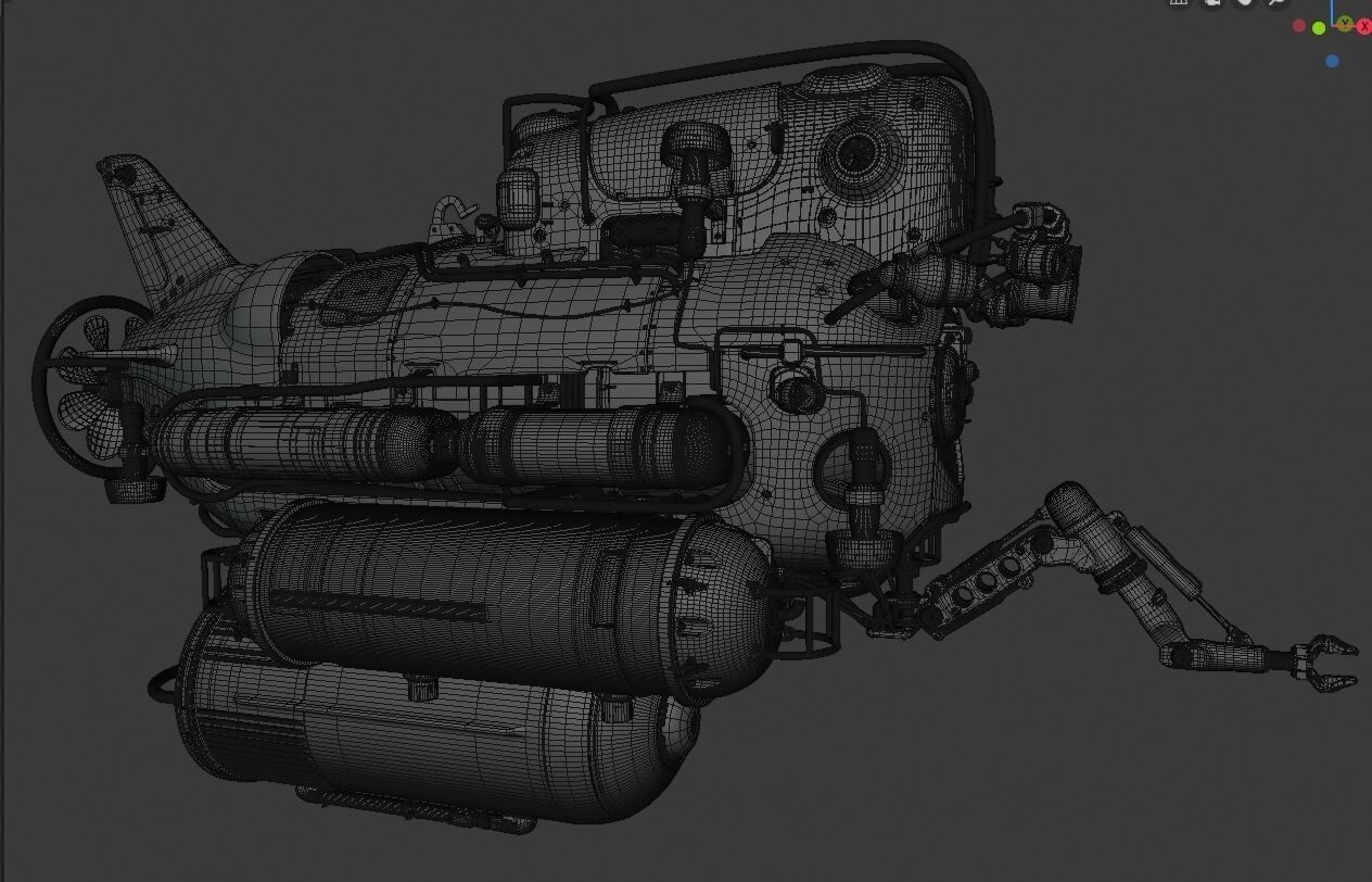 OMAR 7000 aka Lobster 3D model_9