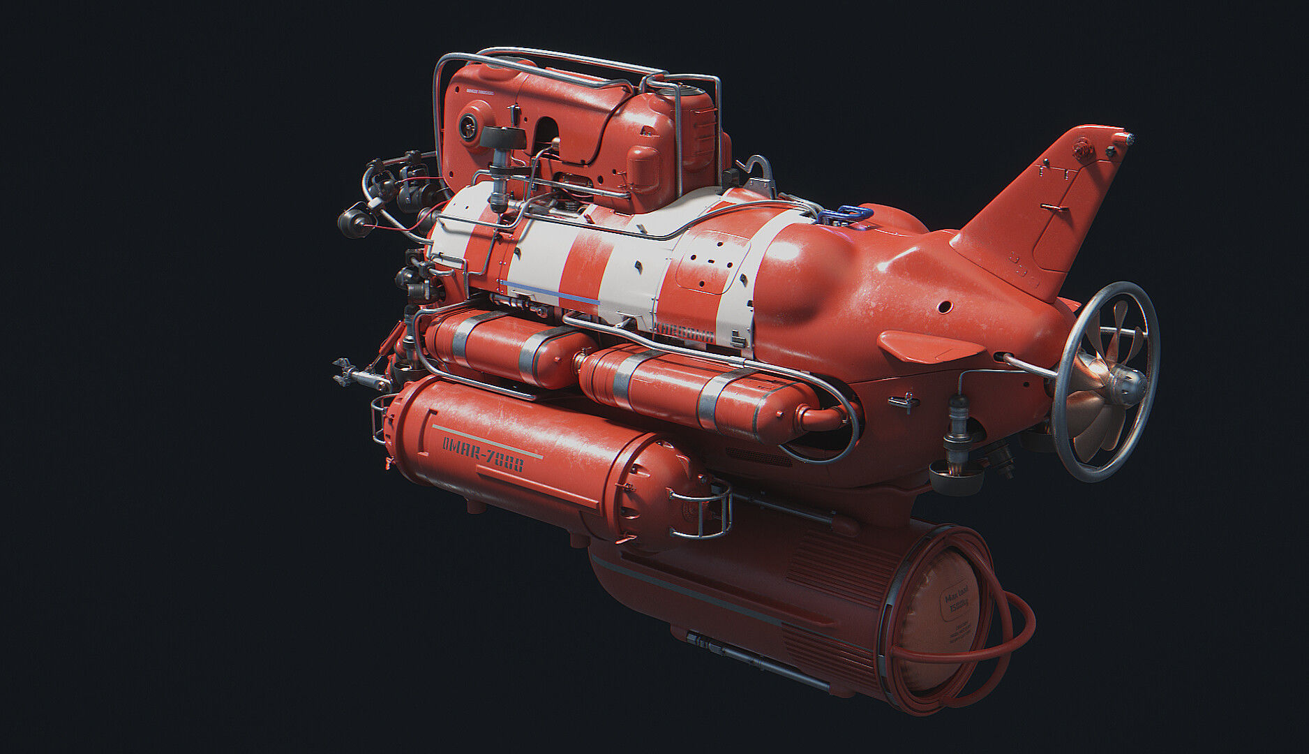 OMAR 7000 aka Lobster 3D model_4