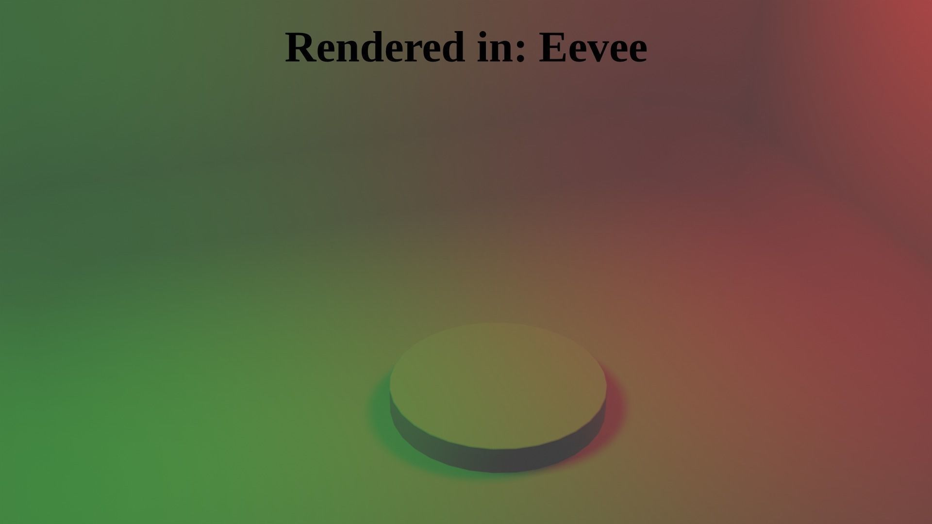 Circular Stage background for Blender Low-poly 3D model_3