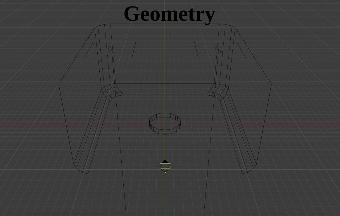 Circular Stage background for Blender Low-poly 3D model_6
