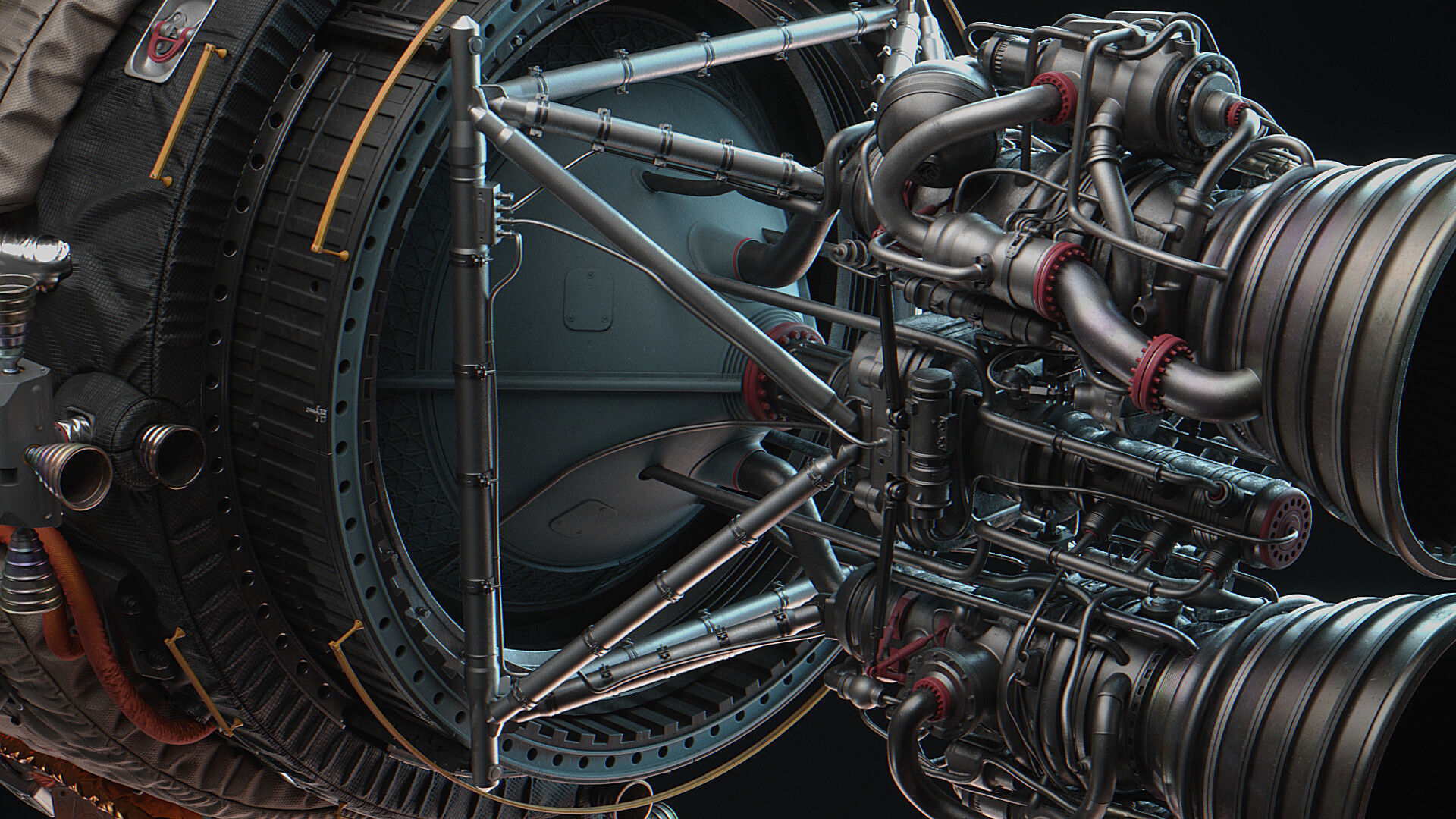 URAN Spacecraft Scene files 3D model_6