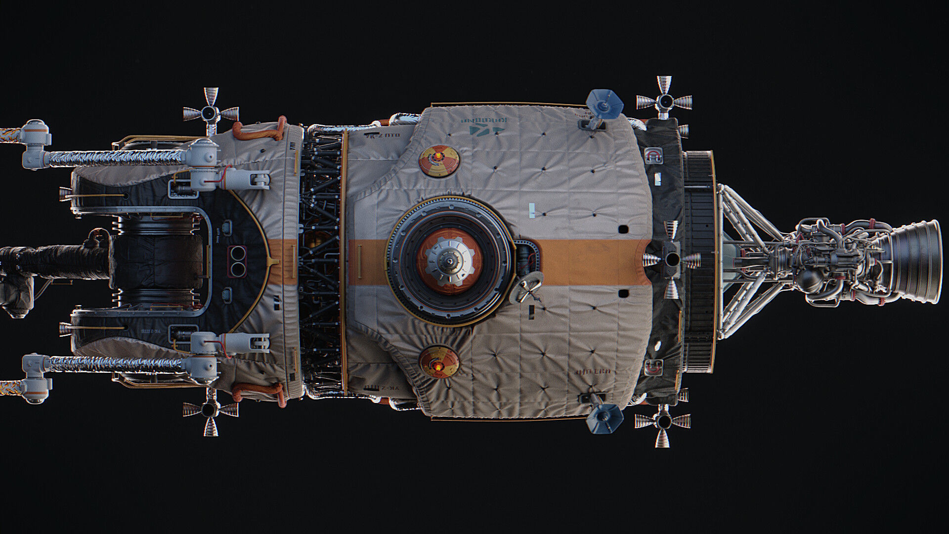 URAN Spacecraft Scene files 3D model_9