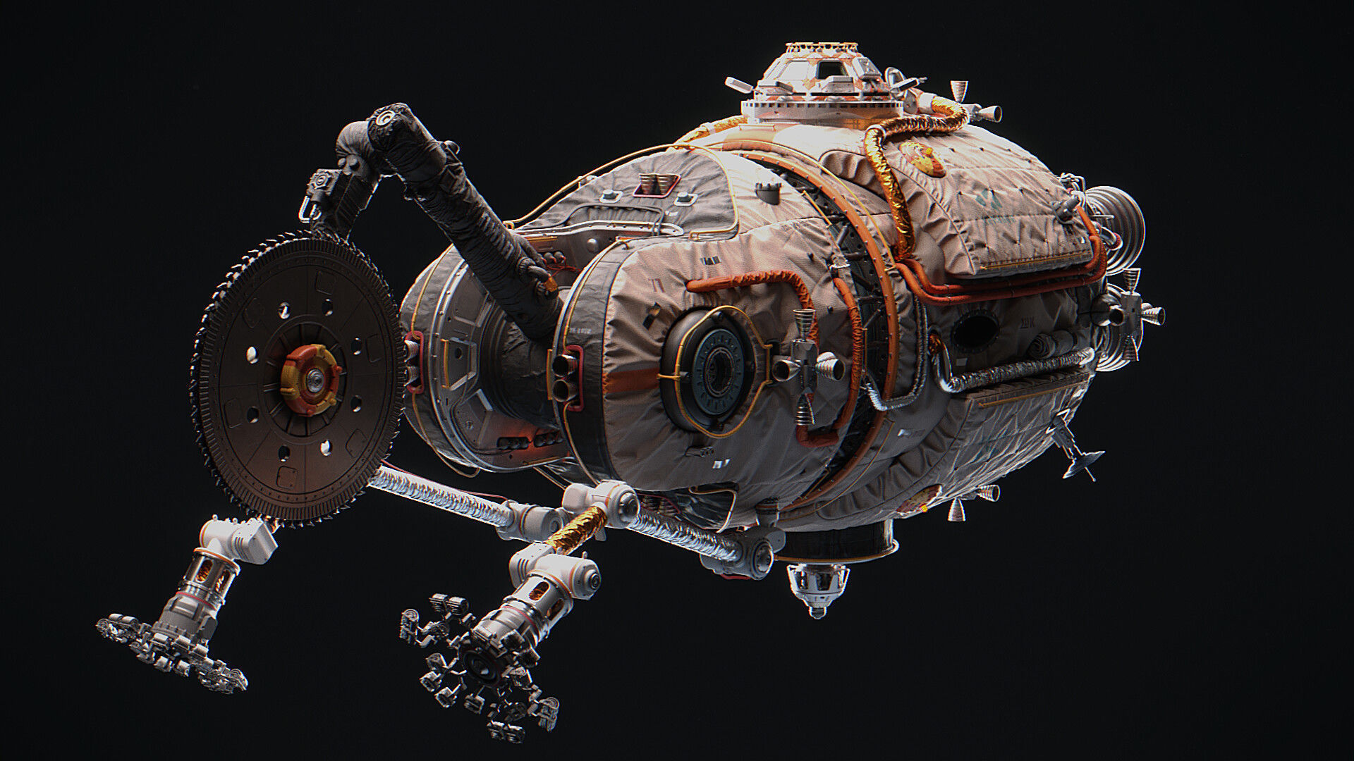 URAN Spacecraft Scene files 3D model_7