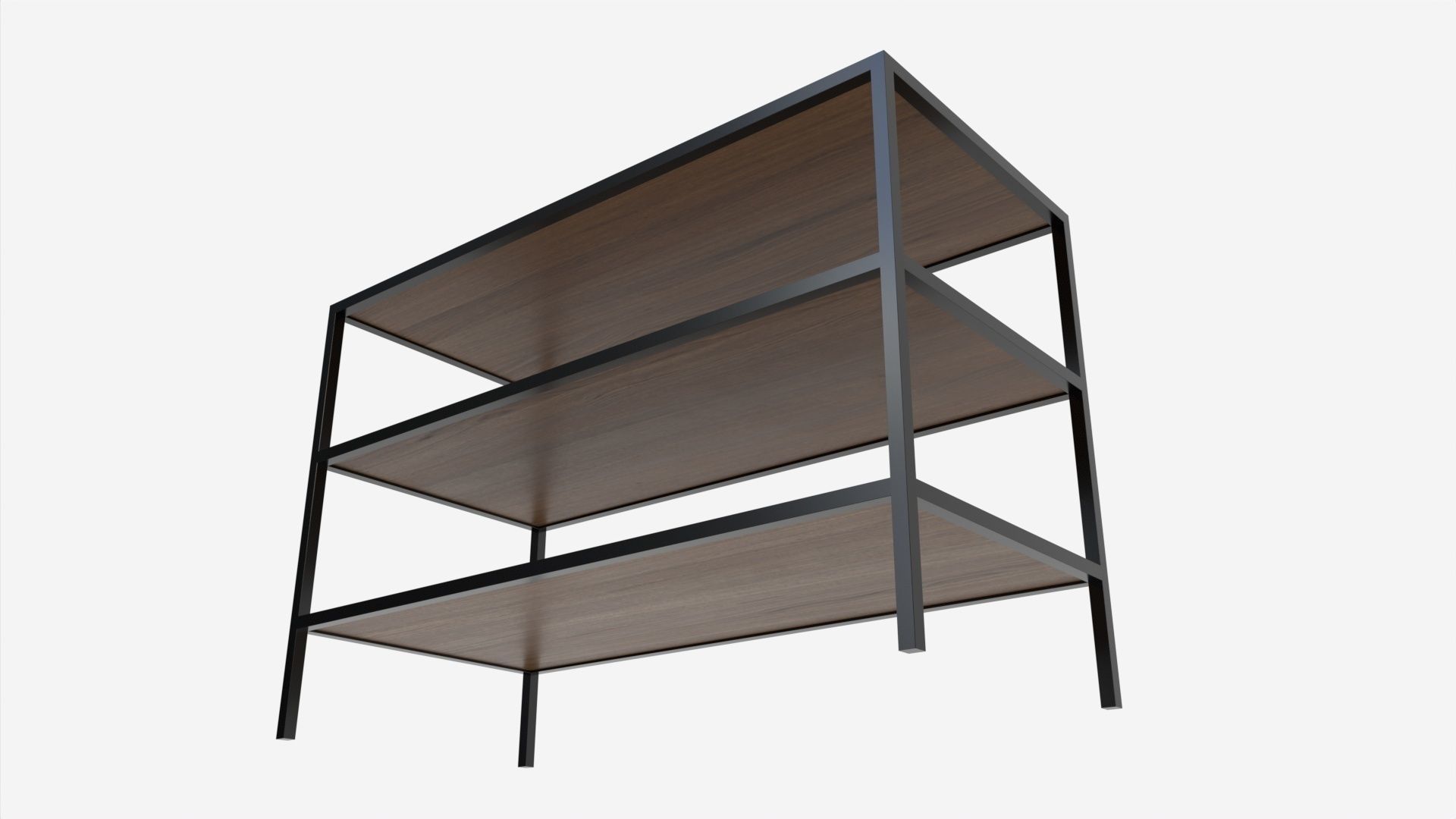 Shoe rack Seaford 02 3D model_2