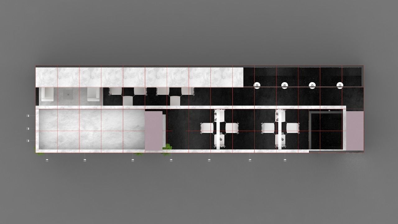12M x 3M Exhibition Stall Design  3D model_4