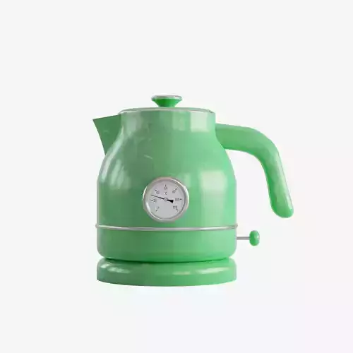Scuffed Plastic Kettle Low-poly 3D model