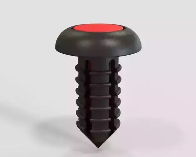 Push Retainer Blind Rivet 3D print model