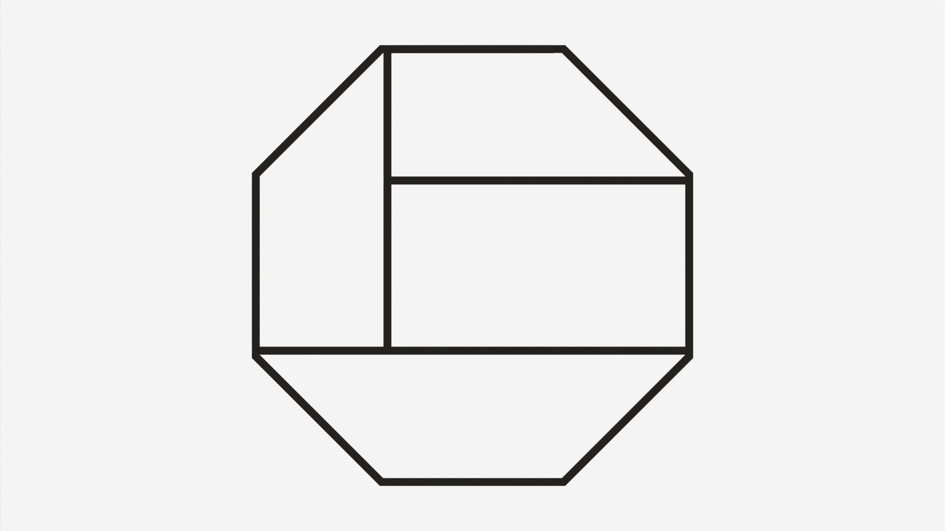 Wall shelf Seaford octagonal 3D model_4