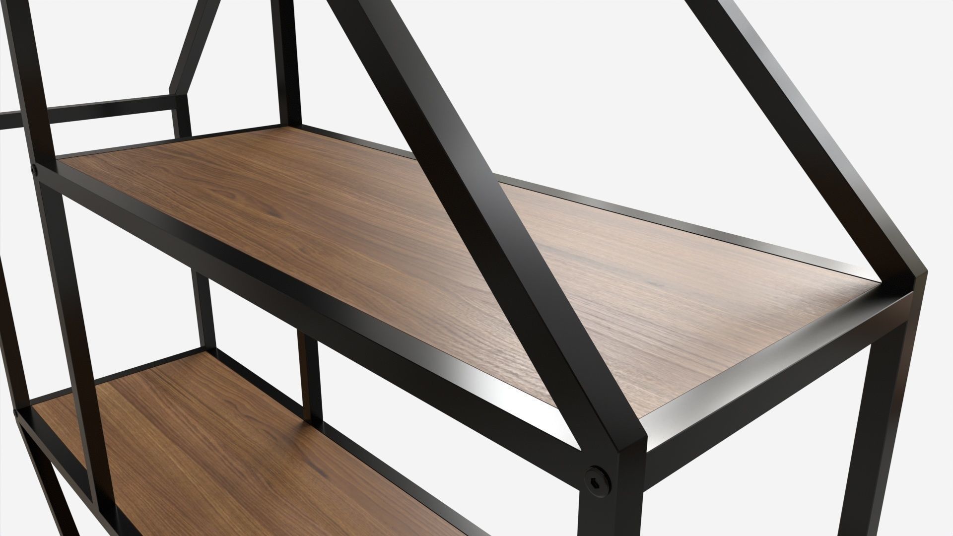 Wall shelf Seaford octagonal 3D model_3