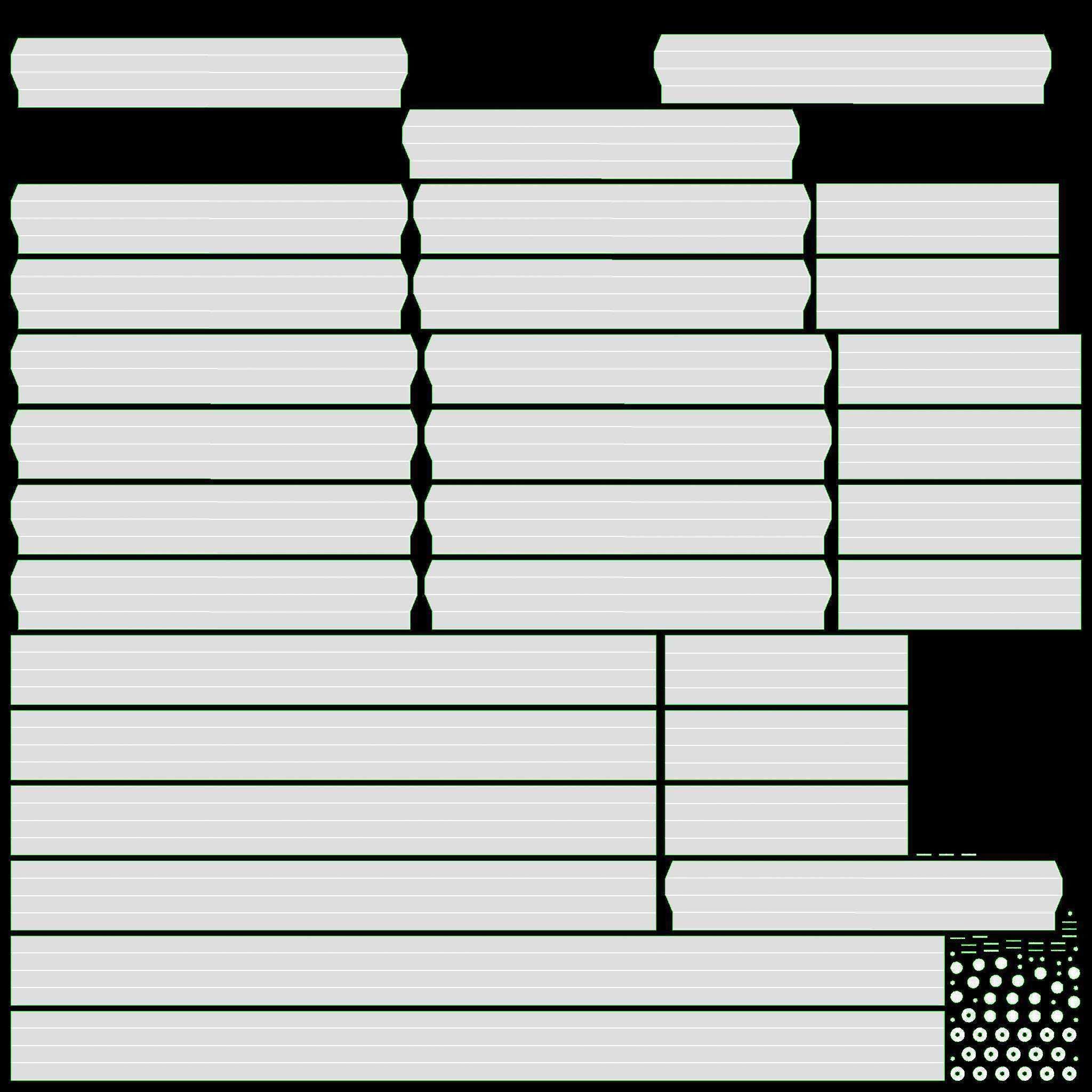 Wall shelf Seaford octagonal 3D model_8