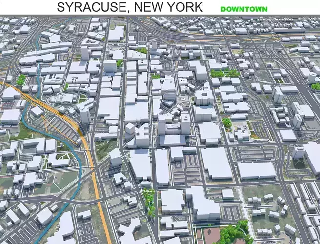 Syracuse Downtown New York USA