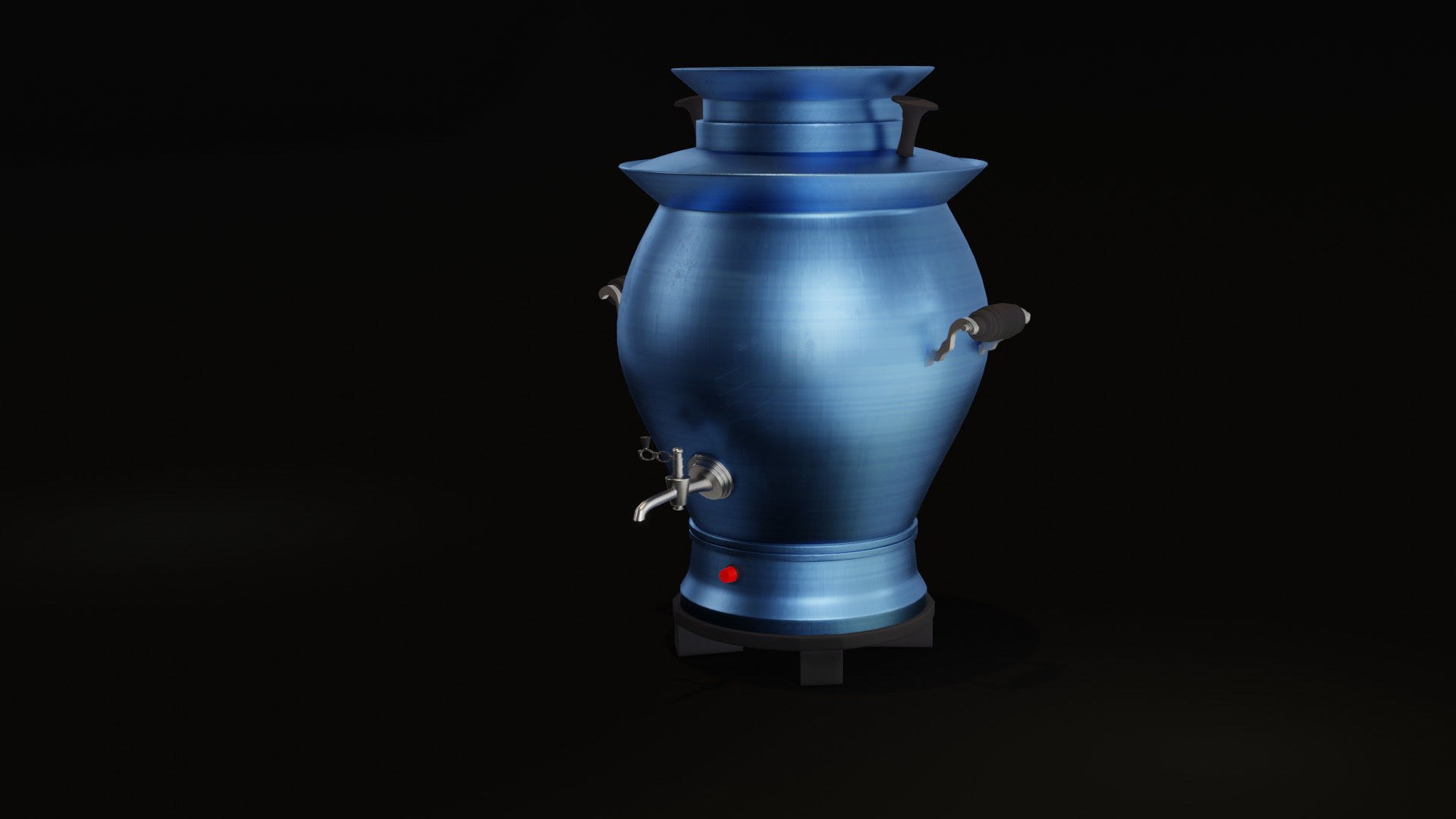 Samovar 2 pack Low-poly 3D model_6