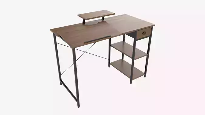 Adjustable Tiltable Drawing Table 3D model
