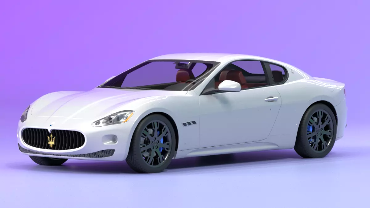 Maserati GranTurismo 3d model 3D model