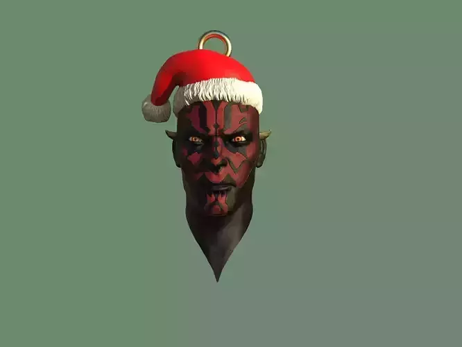 Darth Maul Christmas Ornament 3D print model
