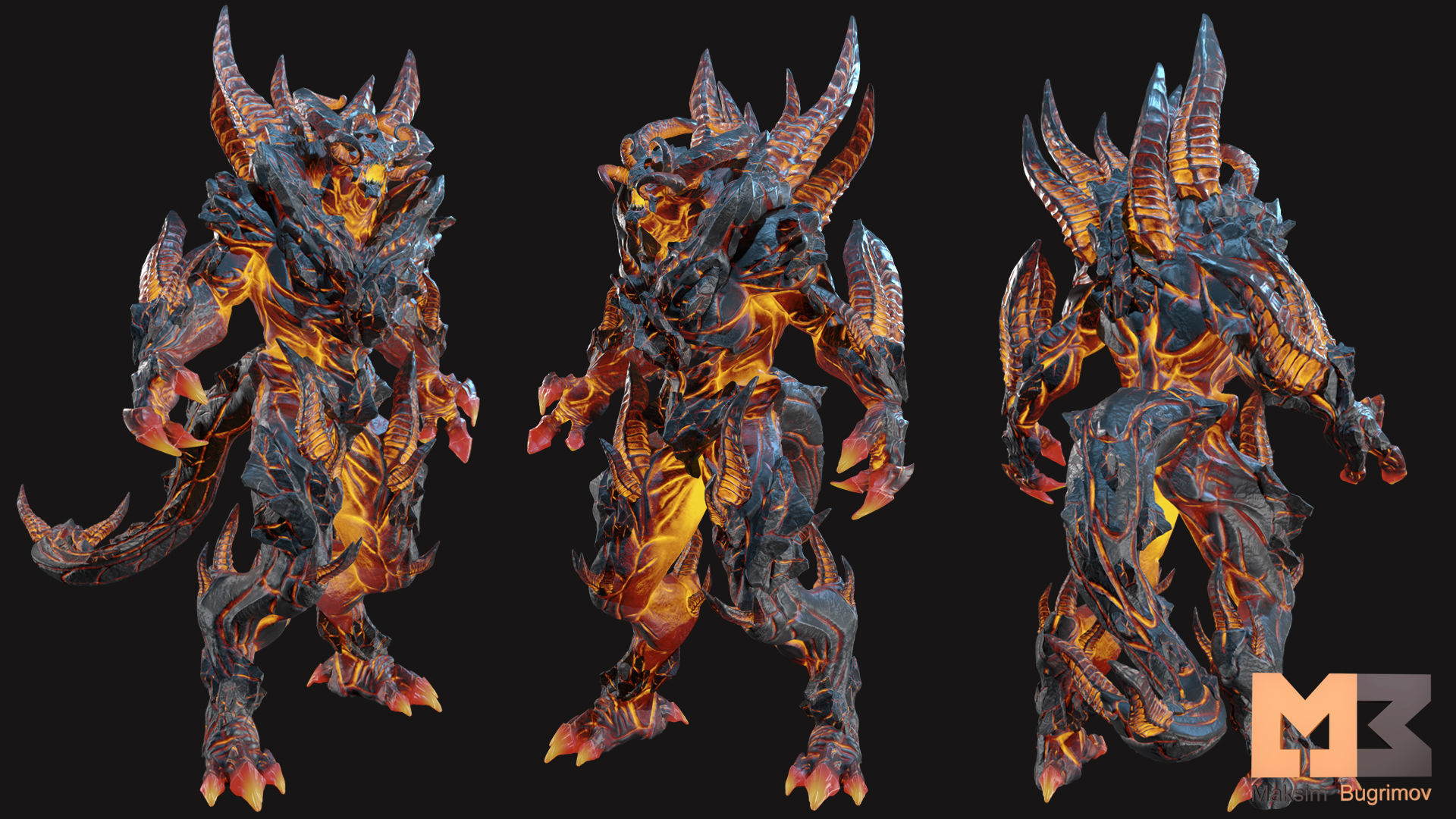 Devil RPG Low-poly 3D model_5